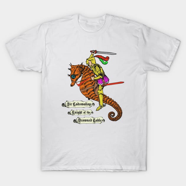 Knight of the Drowned Table - Fantasy Legend Mash-UP T-Shirt by Sifs Store